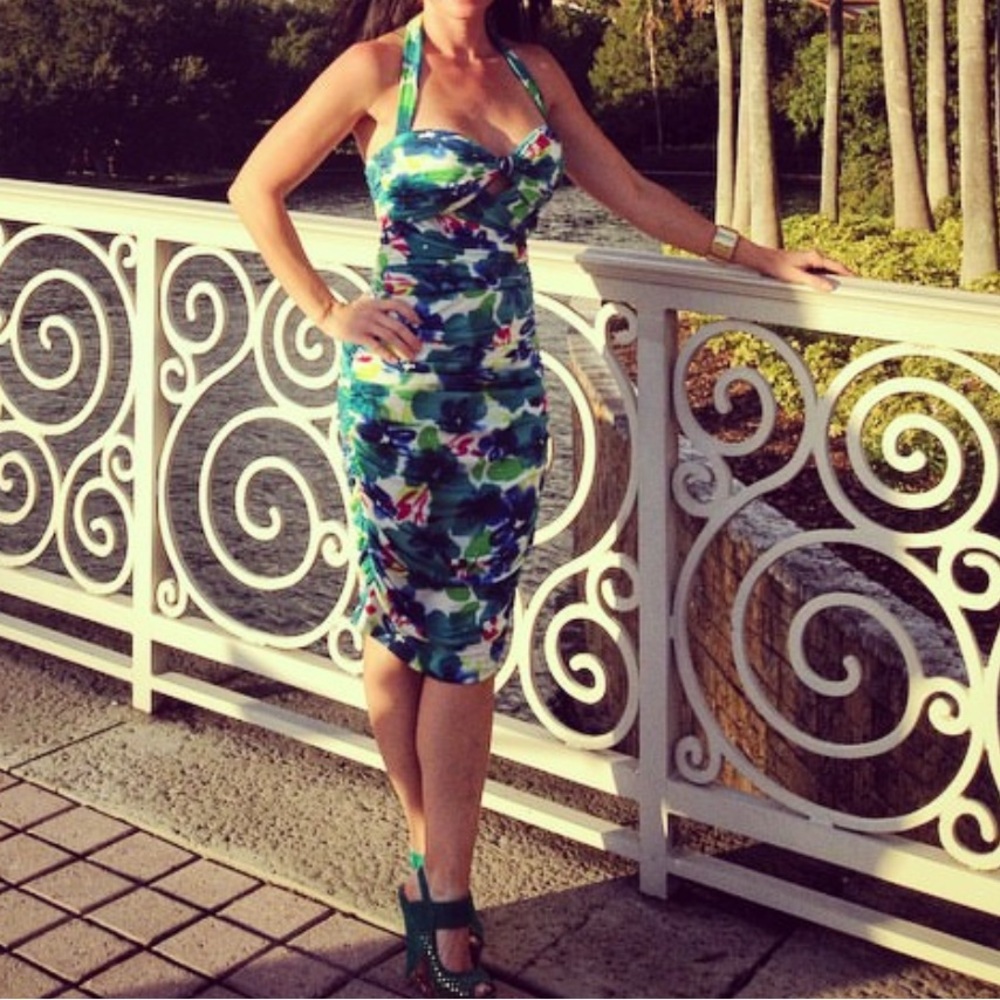 Vintage Maggie London Rouched Dress